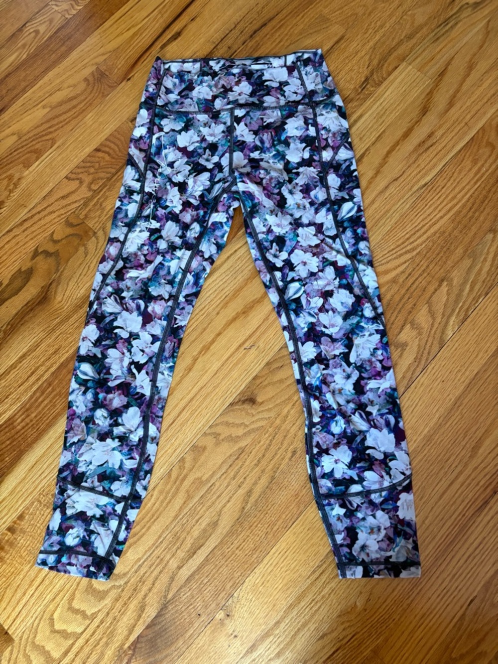 Lululemon Floral Leggings - Purple Multi